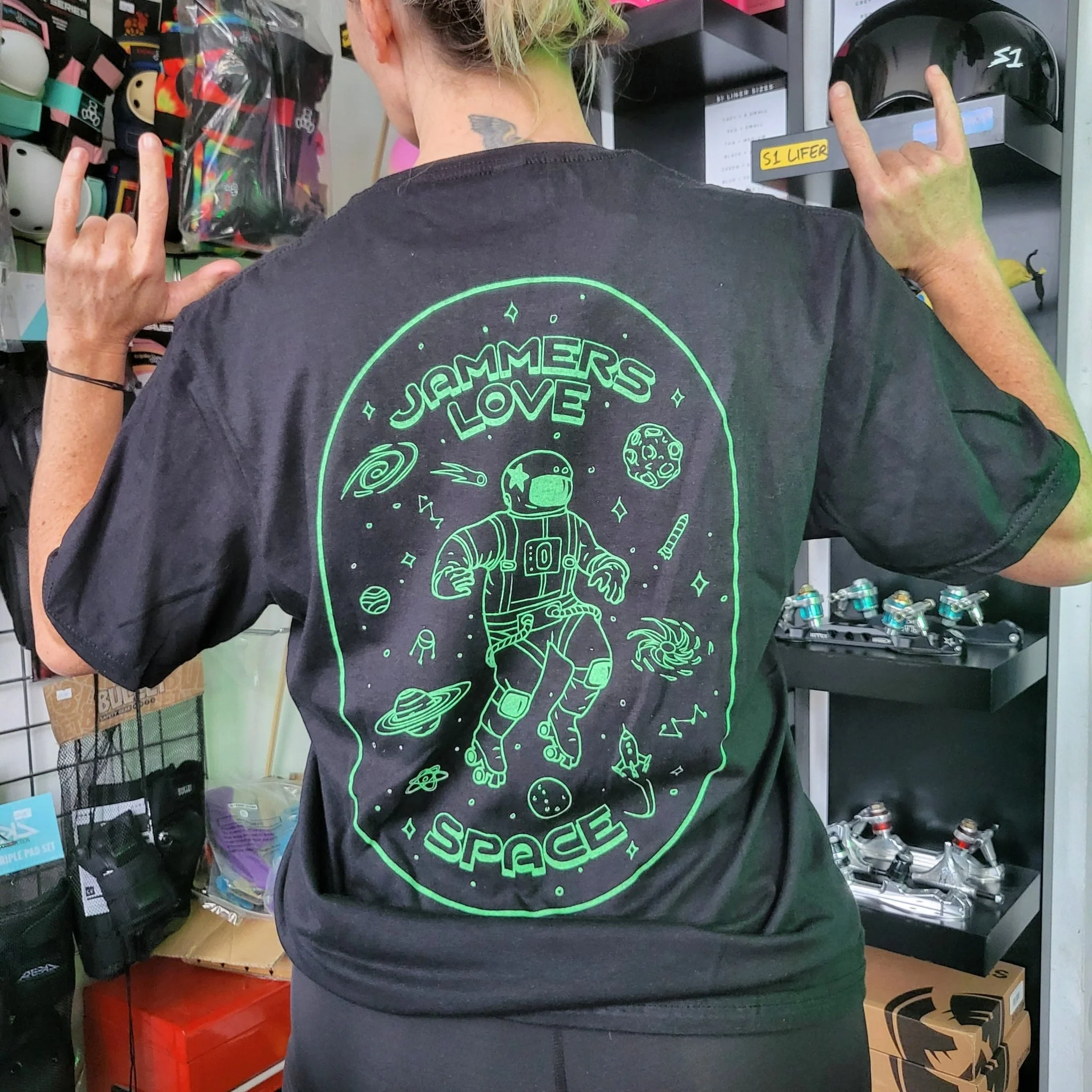 Jammers Love Space All Gender T-Shirt - Image 3